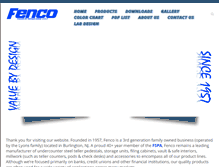 Tablet Screenshot of fencobankequipment.com